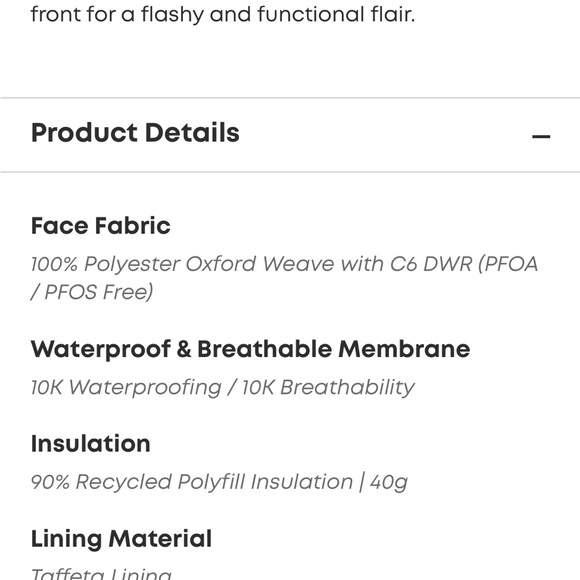 Carson Insulated Jacket Men's Teal - Picture 5 of 10